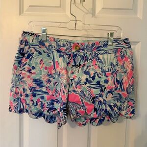 Lilly Pulitzer Pink and Blue Women's Shorts